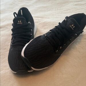 Under Armour Black and White Athletic Shoes